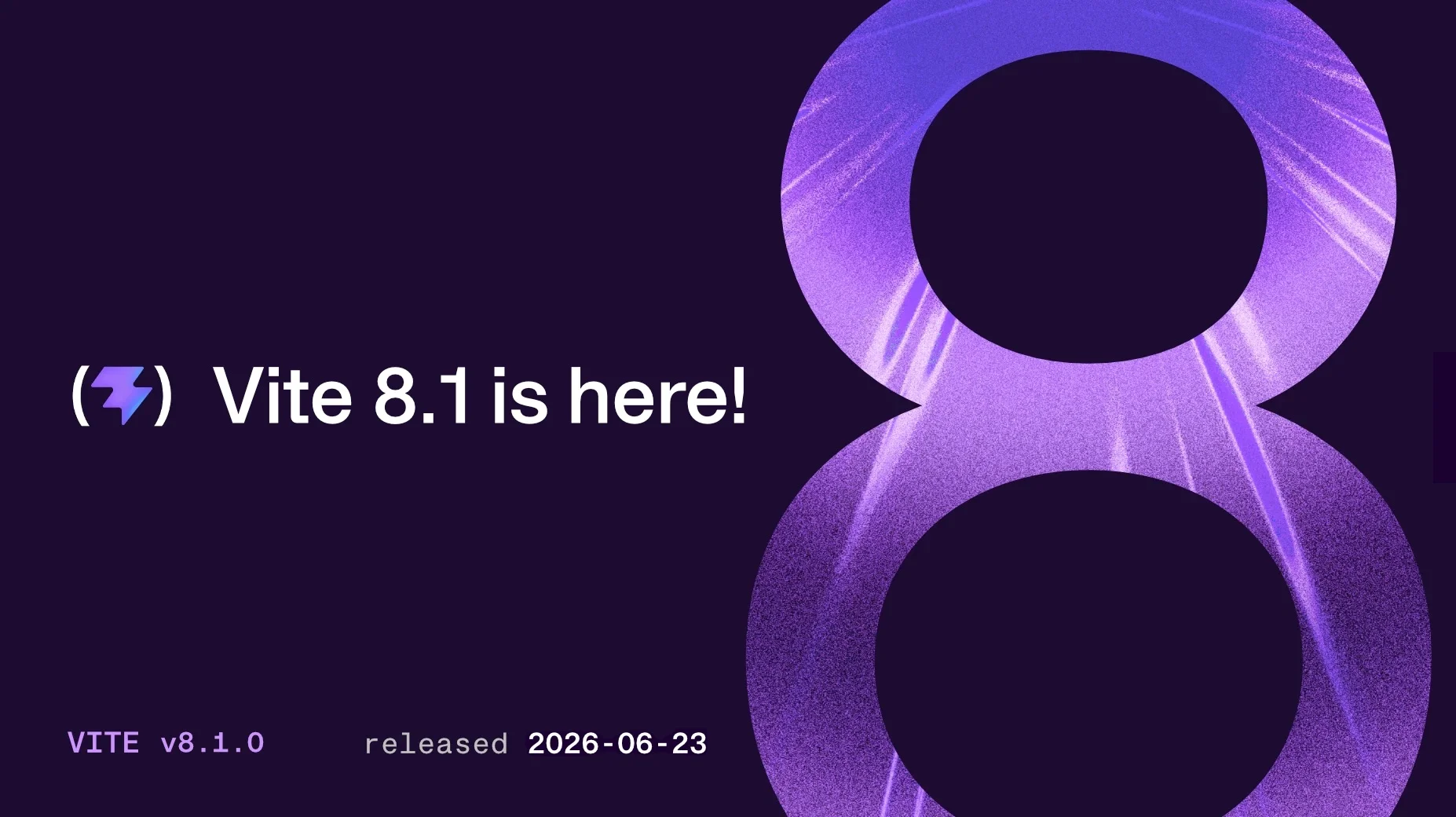 Vite 8 Announcement Cover Image